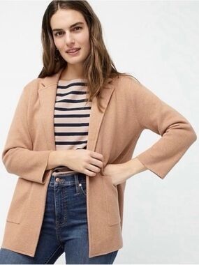 J.Crew Sophie Open Front Sweater Blazer ~ NWOT